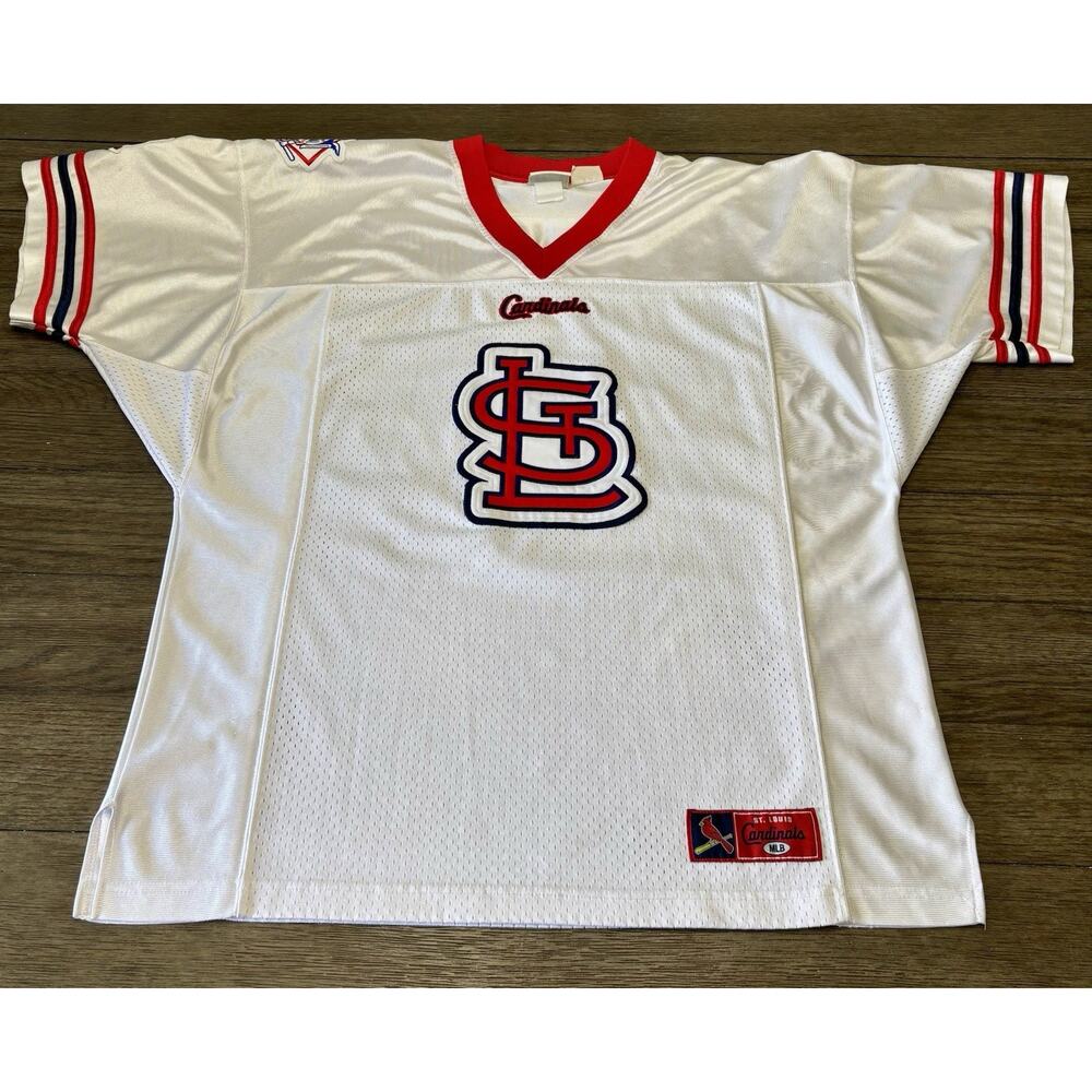 Lee Sport St. Louis Cardinals MLB Jersey Mens 2XL Vintage Red White Blue